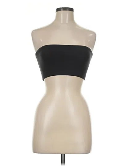 Pre-owned Skims Sleeveless Top Black Strapless Neckline Tops