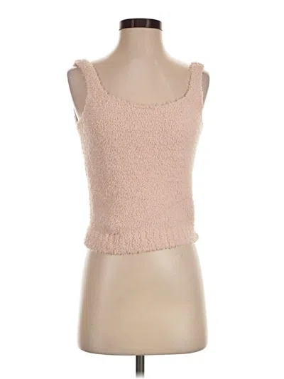 Pre-owned Skims Sleeveless Top Pink Sweetheart Neckline Tops