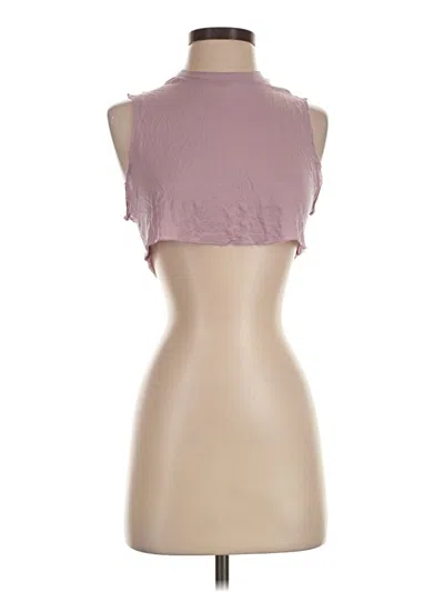 Pre-owned Skims Sleeveless Top Purple Halter Neckline Tops