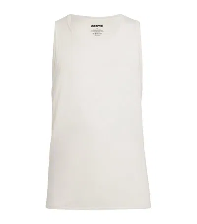 Skims Slim Tank Tops (pack Of 3) In White