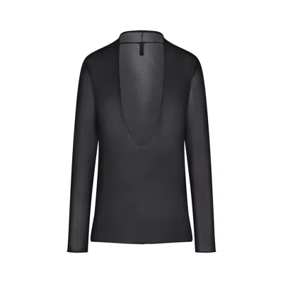 Skims Slinky Knit In Black