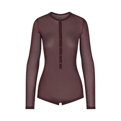 Skims Slinky Knit In Currant