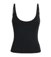 Skims Womens Smooth Layers Stretch-modal Cami Top Obsidian In Black