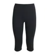 Skims Smooth Layers Capri Trousers In Black