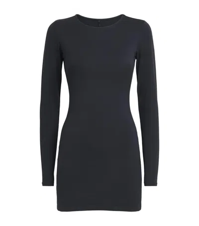 SKIMS SMOOTH LAYERS CREW-NECK MINI DRESS