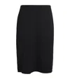 Skims Smooth Layers Midi Skirt In Black