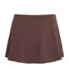Skims Smooth Layers Mini Skort In Brown