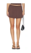 Skims Smooth Layers Mini Skort In Multi
