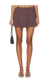 Skims Smooth Layers Mini Skort In Purple