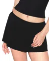 Skims Smooth Layers Mini Skort In Black