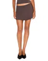 Skims Smooth Lounge Mini Skort In Purple