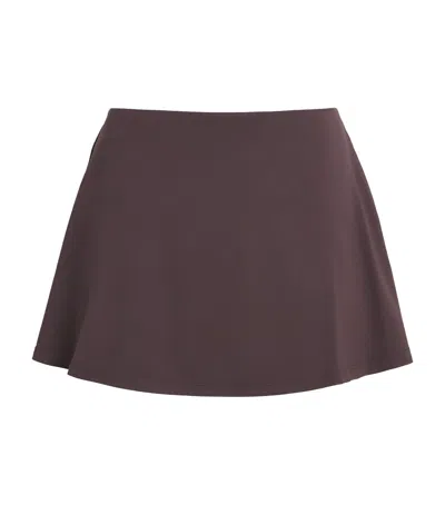 Skims Smooth Lounge Mini Skort In Multi