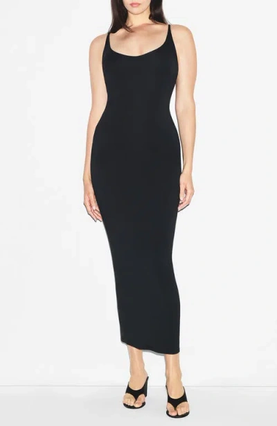 Skims Smooth Lounge Skimpy Scoop Neck Midi Nightgown