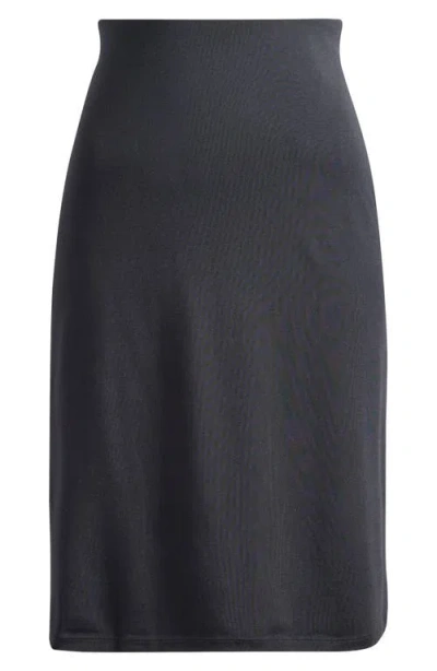 Skims Smooth Lounge Skirt In Black