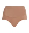 Skims Smoothing Intimates High-waist Briefs In Brown
