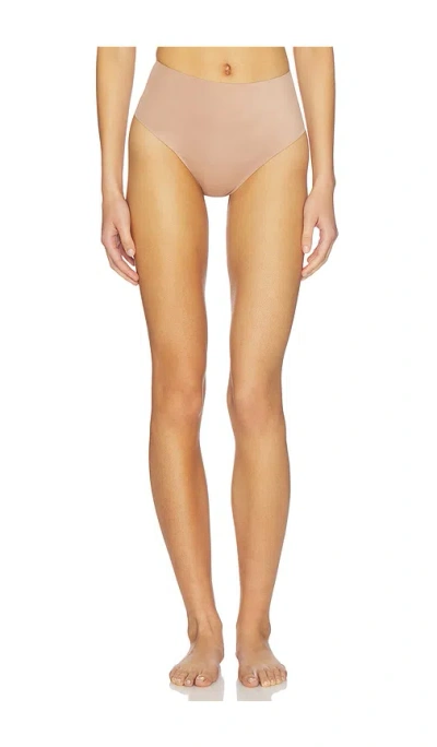 Skims Smoothing Intimates High-waisted Thong In Pink