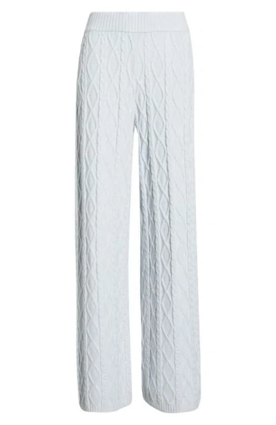 Skims Snow Bunny Straight Leg Pants In White