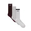 Skims Socks In Currant Snow Multi