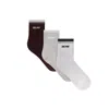 Skims Socks In Currant Snow Multi