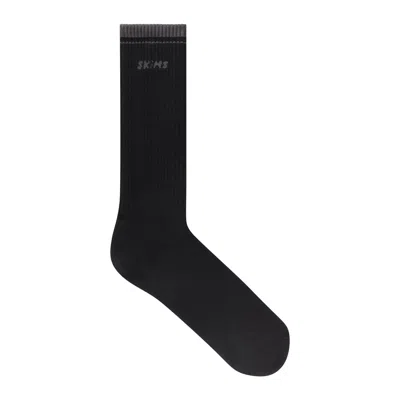 Skims Socks In Onyx And Dark Heather Grey
