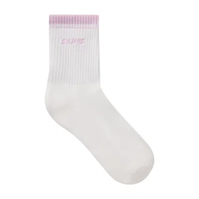 Skims Socks In Snow And Cherry Blossom