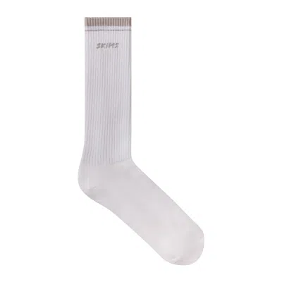 Skims Socks In Snow And Stone