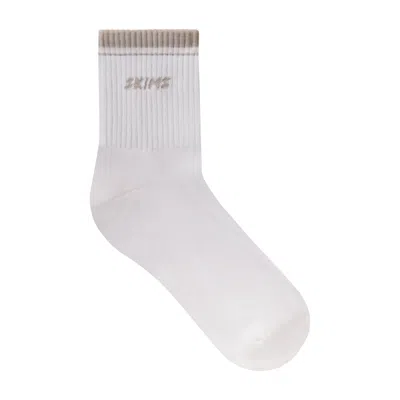 Skims Socks In Snow And Stone
