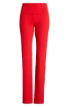 Skims Soft Lounge Foldover Pants In Cherry