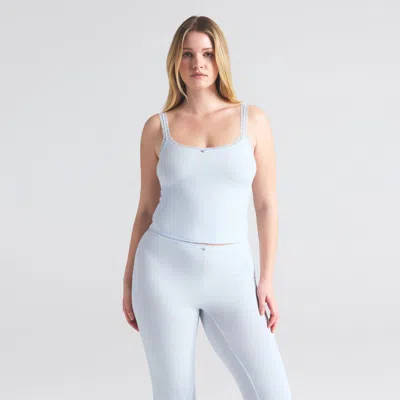 Skims Soft Lounge Lace In Blue