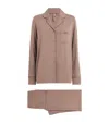 Skims Soft Lounge Long Pyjamas In Neutral