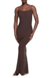 Skims Soft Lounge Long Slipdress In Phoenix