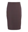 Skims Soft Lounge Midi Skirt In Animal Print