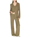 Skims Soft Lounge Pajama Set In Brown