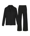Skims Soft Lounge Pajamas Set In Black