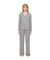Skims Gray Soft Lounge Pyjama Set In Gray