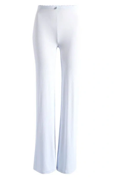Skims Soft Lounge Trousers In Blue Quartz