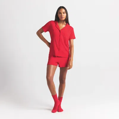 Skims Soft Lounge In Red