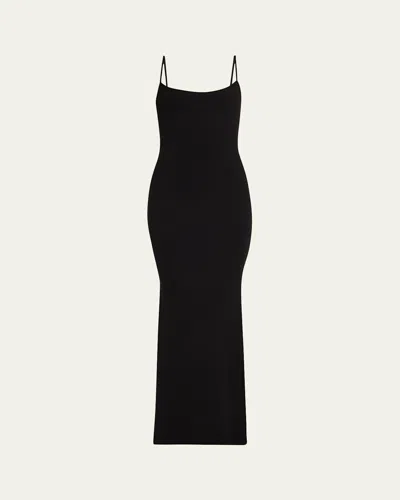 SKIMS SOFT LOUNGE RIBBED MAXI SLIP DRESS