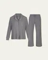 Skims Soft Lounge Ribbed Sleep Set In Heather Grey