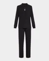 Skims Soft Lounge Ribbed Sleep Set In Onyx