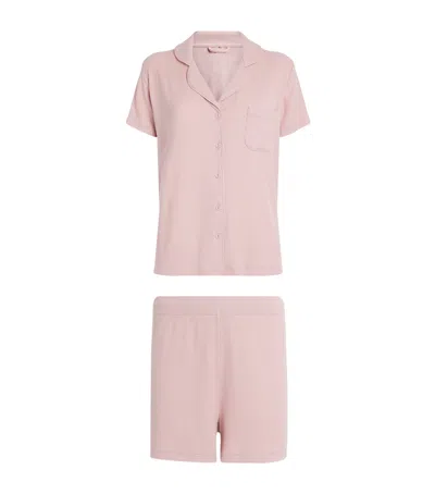 Skims Soft Lounge Short Pyjamas In Pink
