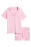 Skims Soft Lounge Short Sleep Set In Bubblegum