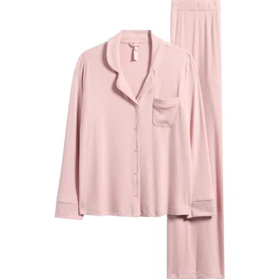 Skims Soft Lounge Sleep Set In Pink