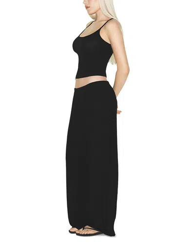 Skims Soft Lounge Tank Sleep Set In Black
