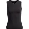 Skims Soft Lounge V-neck Tank Top In Onyx