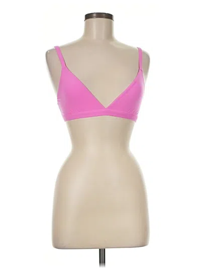 Pre-owned Skims Sports Bra In Pink