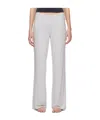 Skims Straight-leg Pajama Pants In White