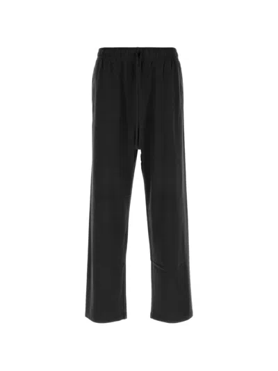 Skims Straight-leg Track Pants In Black
