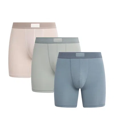 Skims Stretch Boxer Briefs In Multi