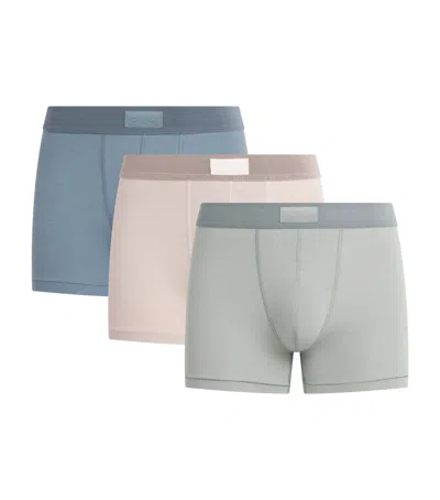 Skims Stretch Boxer Briefs In Stone Multi